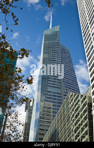 NEW YORK CITY, 19. November 2013: Bank of America Tower in Midtown Manhattan, New York City Stockfoto