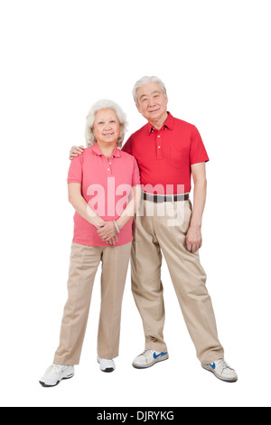 Porträt von älteres paar Stockfoto