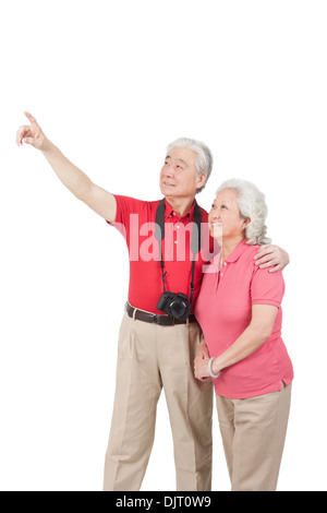 Porträt von älteres paar Stockfoto