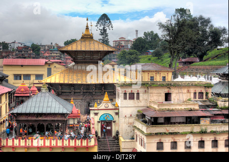 Goldene Tempel (1614), Pashupatinath, Kathmandu, Nepal Stockfoto