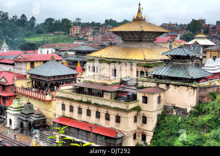 Goldene Tempel (1614), Pashupatinath, Kathmandu, Nepal Stockfoto