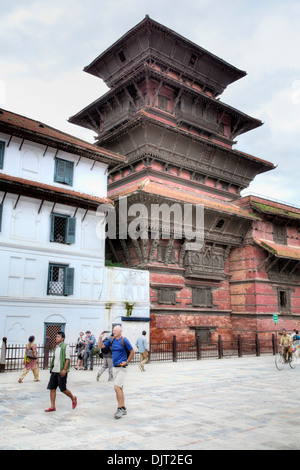 Basantapur Turm, Hanuman Dhoka Royal Palace Complex, Durbar Square, Kathmandu, Nepal Stockfoto