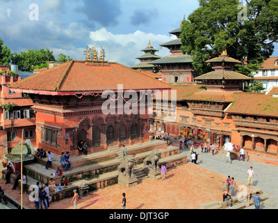 Shiva-Parvati-Tempel, Durbar Square, Kathmandu, Nepal Stockfoto