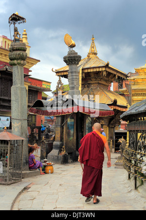 Swayambhunath Stupa, Kathmandu, Nepal Stockfoto