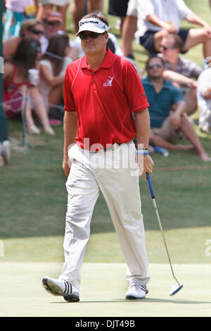 29. Mai 2010 - Fort Worth, Texas, USA - 29. Mai 2010: Kenny Perry am 13. grün bei Crowne Plaza Invitational im Colonial. Das Crowne Plaza dritte Runde im Colonial Country Club in Fort Worth, Texas Credit spielte: Andrew Dieb / Southcreek Global (Credit-Bild: © Andrew Dieb/Southcreek Global/ZUMApress.com) Stockfoto