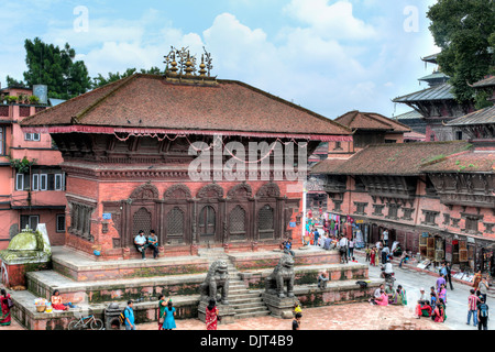 Shiva-Parvati-Tempel, Durbar Square, Kathmandu, Nepal Stockfoto