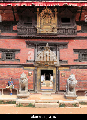 Königlicher Palast-Komplex, Durbar Square, Patan, Lalitpur, Nepal Stockfoto