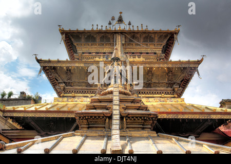 Goldenen buddhistischen Tempel (15. Jh.), Patan, Lalitpur, Nepal Stockfoto