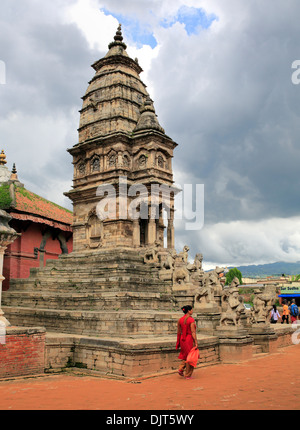 Siddhi Laxmi Tempel, Durbar Square, Bhaktapur, Nepal Stockfoto