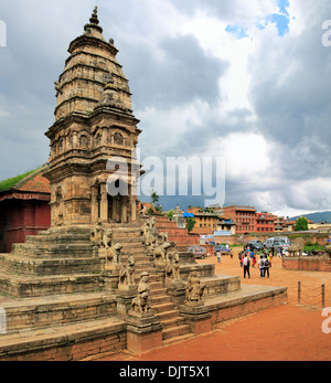 Siddhi Laxmi Tempel, Durbar Square, Bhaktapur, Nepal Stockfoto