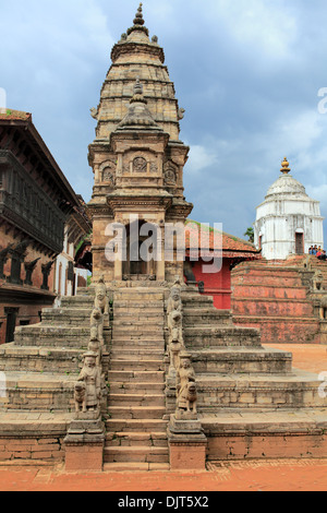 Siddhi Laxmi Tempel, Durbar Square, Bhaktapur, Nepal Stockfoto