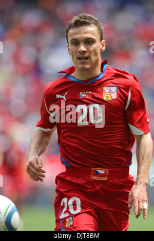 Tschechische Republik vorwärts David Lafata (#20).   Türkei besiegt Tschechien 2-1 In das Spiel in der Red Bull Arena in Harrison, New Jersey statt. (Kredit-Bild: © Anthony Gruppuso/Southcreek Global/ZUMApress.com) Stockfoto