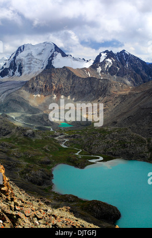 Ala-Kul (Ala Kol) See (3560 m), Issyk Kul Oblast, Kirgisistan Stockfoto