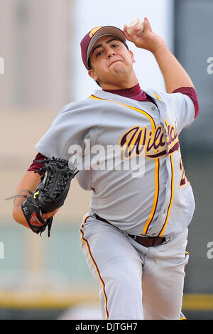 Bethune Cookman Wildcats P Roman Lancara (25). 14. Rang Miami Hurricanes besiegten die Bethune - Cookman Wildcats 5-2 im Alex Rodriguez Park in Coral Gables, Florida. (Kredit-Bild: © Ron Hurst/Southcreek Global/ZUMApress.com) Stockfoto