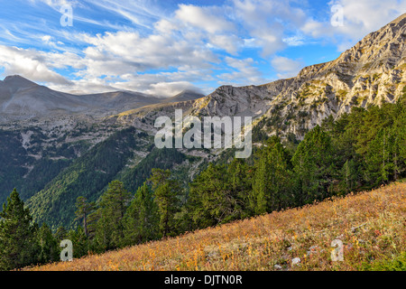 Olymp und den Nationalpark rund um Stockfoto