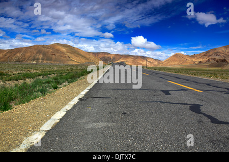 Friendship Highway, Shigatse Präfektur, Tibet, China Stockfoto