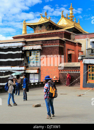 Tashilhunpo Kloster, Shigatse, Tibet, China Stockfoto