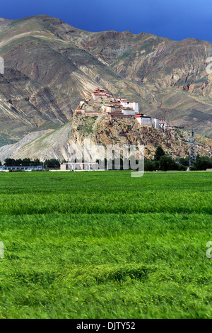 Gyantse Dzong, Grafschaft Gyantse, Shigatse Präfektur, Tibet, China Stockfoto