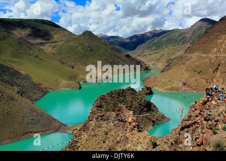 Simi La See, Shigatse Präfektur, Tibet, China Stockfoto