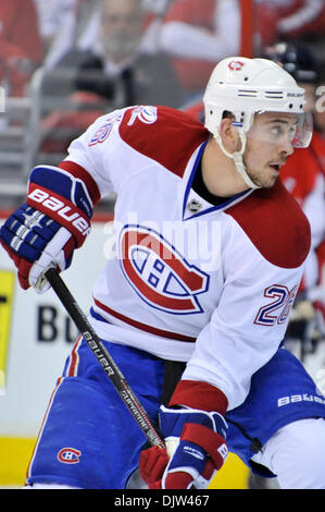 Washington DC, Verizon Center.Montreal Canadiens Verteidiger Josh Gorges #26, NHL Playoffs Spiel 5, Spielaktion zwischen Montreal Canadiens in Washington Capitals, die führen die Serie 3: 1 und verliert zu Hause 2: 1. (Kredit-Bild: © Roland Pintilie/Southcreek Global/ZUMApress.com) Stockfoto