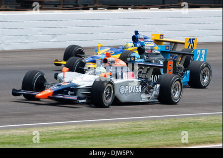 2010 500 Meilen von Indianapolis.  Sonntag, 30. Mai, 2010..Franchitti gewinnt 2. Indy 500. (Kredit-Bild: © Mike Taylor/Southcreek Global/ZUMApress.com) Stockfoto