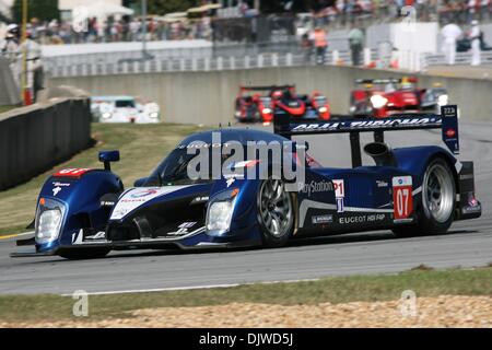 2. Oktober 2010 - Braselton, Georgia, USA - The #7 Team Peugeot Total - Peugeot 908 HDI FAP beendete 2. Platz in der 2010 13. jährliche Petit Le Mans angetrieben durch Mazda 2. Treiber für Team Peugeot Total waren Marc GenÃ ©, Alexander Wurz und Anthony Davidson. (Kredit-Bild: © Everett Davis/Southcreek Global/ZUMApress.com) Stockfoto