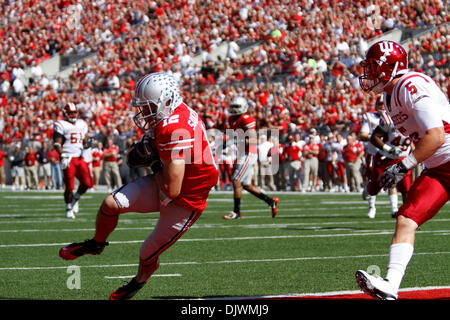 9. Oktober 2010 - Columbus, Ohio, Vereinigte Staaten von Amerika - das Spiel zwischen Indiana und Ohio State University in Ohio Stadium, Columbus, Ohio. (Kredit-Bild: © Scott Stuart/Southcreek Global/ZUMApress.com) Stockfoto