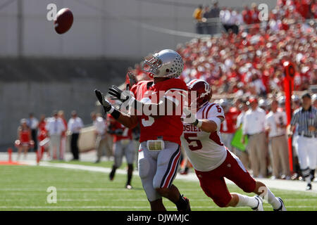 9. Oktober 2010 - Columbus, Ohio, Vereinigte Staaten von Amerika - das Spiel zwischen Indiana und Ohio State University in Ohio Stadium, Columbus, Ohio. (Kredit-Bild: © Scott Stuart/Southcreek Global/ZUMApress.com) Stockfoto