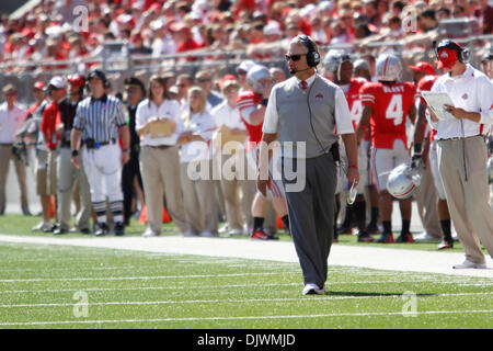 9. Oktober 2010 - Columbus, Ohio, Vereinigte Staaten von Amerika - das Spiel zwischen Indiana und Ohio State University in Ohio Stadium, Columbus, Ohio. (Kredit-Bild: © Scott Stuart/Southcreek Global/ZUMApress.com) Stockfoto