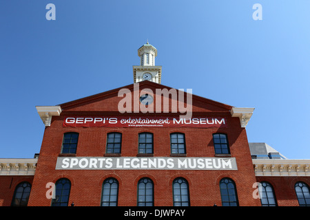 Sport-Legenden-Museum neben Oriole Park, Camden Yards Sports Complex, Baltimore, Maryland, USA Stockfoto