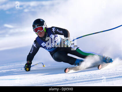 Beaver Creek, Colo, USA. 30. November 2013. 30.11.2013 Beaver Creek, Colorado USA. Nadia Fanchinni von Italien während des Damen-FIS Ski World Cup SuperG-Rennens auf dem neuen Raptor-Kurs in Beaver Creek, Colorado. Bildnachweis: Ralph Lauer/ZUMAPRESS.com/Alamy Live-Nachrichten Stockfoto