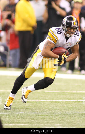 31. Oktober 2010: Pittsburgh Steelers Wide Receiver Hines Ward (86) läuft der Ball im Spiel Action zwischen den New Orleans Saints und die Pittsburgh Steelers an der Louisiana Superdome in New Orleans, Louisiana. Die Heiligen gewann 20-10. (Kredit-Bild: © Donald Seite/Southcreek Global/ZUMApress.com) Stockfoto