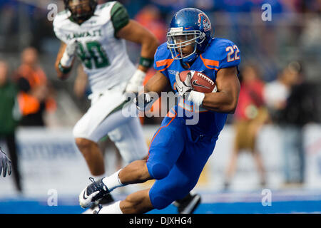 6. November 2010 besiegte - Boise, Idaho, Vereinigte Staaten von Amerika - Boise State während der Aktion als #2 Boise State Hawaii 42-7 im Bronco-Stadion. (Kredit-Bild: © Stanley Brewster/Southcreek Global/ZUMApress.com) Stockfoto