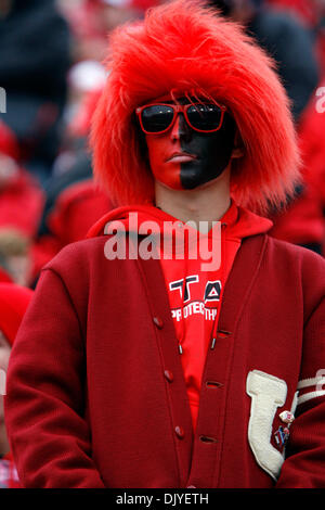 28. November 2010 - South Jordan, Utah, Vereinigte Staaten von Amerika - Utah Fans vor ihrem 17-16 Sieg gegen Rivalen BYU in Utahs Rice-Eccles Stadium... Stephen Holt / Southcreek Global (Kredit-Bild: © Stephen Holt/Southcreek Global/ZUMAPRESS.com) Stockfoto