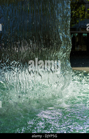 Part of a fountain in Zurich (Switzerland), short exposure time Stockfoto
