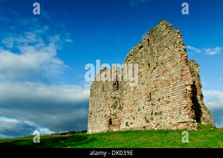 Thirlwall Schloß nahe Greenhead in Northumberland liegt neben Tipalt brennen. Stockfoto