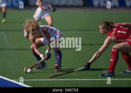 Tucuman, Argentinien. 30. November 2013. England gegen Niederlande, Maria Verschoor, Womens Hockey League Weltfinale, Credit: Action Plus Sport/Alamy Live News Stockfoto