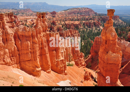 Roten Felsen im Bryce-Canyon-Nationalpark Utah USA Stockfoto