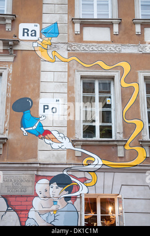 Maria Sklodowska-Curie-Museum, Nowe Miasto Nachbarschaft, Warschau; Polen Stockfoto