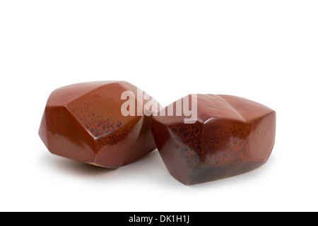 Moderne Skulptur von Jacques Gallone, Keramiker. Kunststeine. Stockfoto