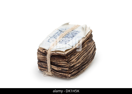 Moderne Skulptur von Jacques Gallone, Keramiker.  Keramik-Archiv Stack. Stockfoto