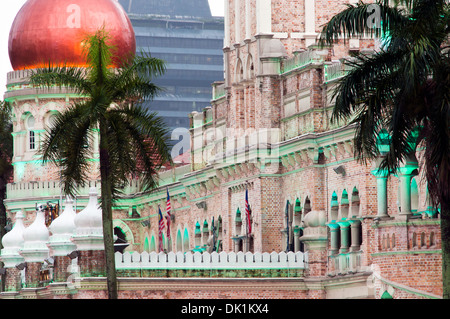 Sultan Abdul Samad Gebäude in der Dämmerung, Kuala Lumpur, malaysia Stockfoto