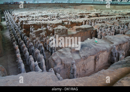 Terrakotta-Krieger, in der Nähe von Xi ' an, China Stockfoto