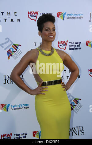 Der Stern, Sydney, New South Wales, Australien. 1. Dezember 2013. Alicia Keys kommt auf dem "schwarzen Teppich" für den 27. jährliche Australien Record Industry Association (ARIA) Awards. Bildnachweis: Richard Milnes/Alamy Live-Nachrichten Stockfoto