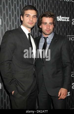 Steven Strait Christian Cooke Jeffrey Dean Morgan Hilarie Burton Starz des Kanals "Magic City" Premiere Event am Akademietheater Stockfoto