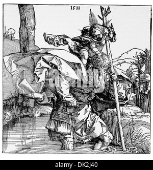 Albrecht Dürer: St.Christopher 1511 Stockfoto