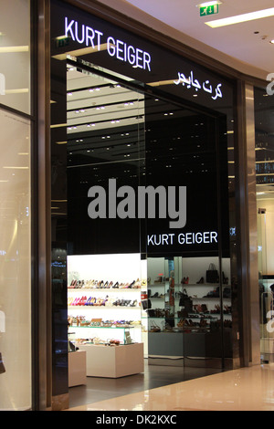 Kurt Geiger-Schuh-Shop im The Marina Mall Dubai Stockfoto