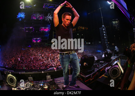 Nicky Romero live bei Ultra Music Festival Stockfoto