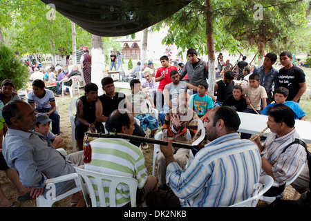 Jährliche traditionelle Djem Zeremonie in Abdal Musa Tekke Köyü Elmalı Antalya Türkei Stockfoto