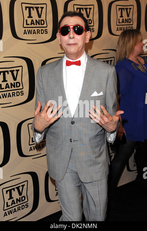 Paul Reubens 10th Annual TV Land Awards - Ankünfte mit: Paul Reubens wo: New York City USA bei: 14. April 2012 Stockfoto